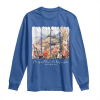 He Is Not Here He Has Risen Long Sleeve Shirt Christian Easter Religious Bible Verse