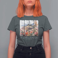 He Is Not Here He Has Risen T Shirt For Women Christian Easter Religious Bible Verse