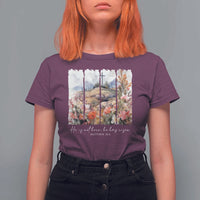 He Is Not Here He Has Risen T Shirt For Women Christian Easter Religious Bible Verse