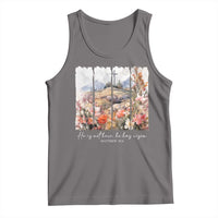 He Is Not Here He Has Risen Tank Top Christian Easter Religious Bible Verse