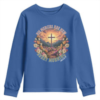His Mercies Are New Every Morning Youth Sweatshirt Good Friday Religious Christian Bible Verse