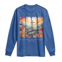 My Sin Was Great His Love Was Greater Long Sleeve Shirt Christian Easter Religious Bible Verse