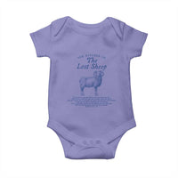 The Parable Of The Lost Sheep Baby Onesie Christian Bible Verse Matthew 18