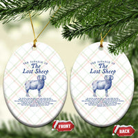 The Parable Of The Lost Sheep Ceramic Ornament Christian Bible Verse Matthew 18 - Wonder Print Shop