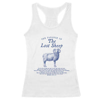 The Parable Of The Lost Sheep Racerback Tank Top Christian Bible Verse Matthew 18