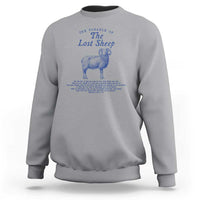 The Parable Of The Lost Sheep Sweatshirt Christian Bible Verse Matthew 18