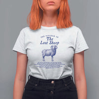 The Parable Of The Lost Sheep T Shirt For Women Christian Bible Verse Matthew 18