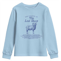 The Parable Of The Lost Sheep Youth Sweatshirt Christian Bible Verse Matthew 18