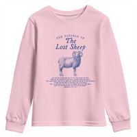 The Parable Of The Lost Sheep Youth Sweatshirt Christian Bible Verse Matthew 18