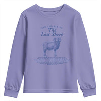 The Parable Of The Lost Sheep Youth Sweatshirt Christian Bible Verse Matthew 18