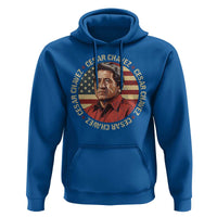 Cesar Chavez Hoodie March Holiday Hispanic Heritage American Map