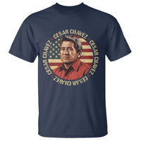 Cesar Chavez T Shirt March Holiday Hispanic Heritage American Map