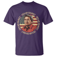 Cesar Chavez T Shirt March Holiday Hispanic Heritage American Map