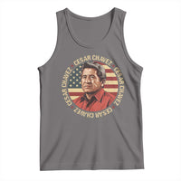 Cesar Chavez Tank Top March Holiday Hispanic Heritage American Map