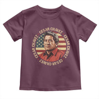 Cesar Chavez Toddler T Shirt March Holiday Hispanic Heritage American Map