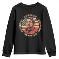 Cesar Chavez Youth Sweatshirt March Holiday Hispanic Heritage American Map
