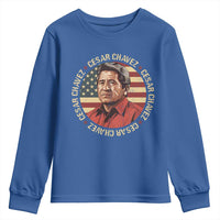 Cesar Chavez Youth Sweatshirt March Holiday Hispanic Heritage American Map