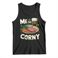 Funny St Patricks Day Me So Corny Tank Top Stout Irish Corned Beef