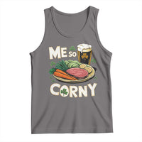 Funny St Patricks Day Me So Corny Tank Top Stout Irish Corned Beef