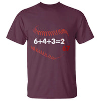 Funny 6432 67 Baseball T Shirt Double Play Outs Baseball Player