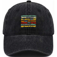 Everything Is Fine Trust Your Government Washed Cotton Baseball Cap Retro Political Statement