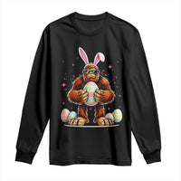 Funny Bigfoot Easter Day Bunny Sasquatch Egg Long Sleeve Shirt