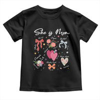 Mama Christian Religious Toddler T Shirt She Is Mom Mother's Day Jesus Flowers Bow