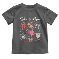 Mama Christian Religious Toddler T Shirt She Is Mom Mother's Day Jesus Flowers Bow