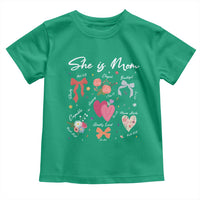 Mama Christian Religious Toddler T Shirt She Is Mom Mother's Day Jesus Flowers Bow