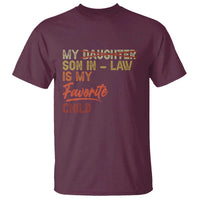 Funny My Son In Law Is My Favorite Child T Shirt Family Humor