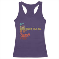 Funny My Daughter In Law Is My Favorite Child Racerback Tank Top Family Humor
