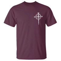 Christian Religious Jesus Shirt with Cross Logo Graphic T Shirt