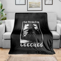 But Did You Try Leeches Plague Doctor Throw Blanket Funny Middle Age Medicines Gothic