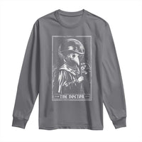 Plague Doctor Tarot Card Long Sleeve Shirt Horror Death Occult Satanic