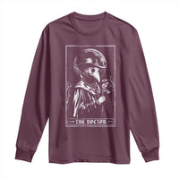 Plague Doctor Tarot Card Long Sleeve Shirt Horror Death Occult Satanic