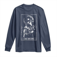 Plague Doctor Tarot Card Long Sleeve Shirt Horror Death Occult Satanic