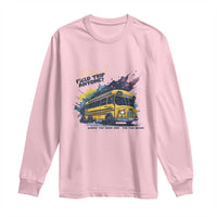 School Field Trip Anyone Long Sleeve Shirt School Bus Teacher - Wonder Print Shop