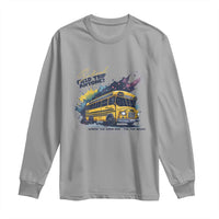 School Field Trip Anyone Long Sleeve Shirt School Bus Teacher - Wonder Print Shop