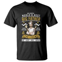 BBQ Father T Shirt Grill Master World's Best Big Father The Man The Myth The Legend Father's Day - Wonder Print Shop