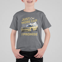 Car Lover T Shirt For Kid Just One More Car I Promise Racing - Wonder Print Shop