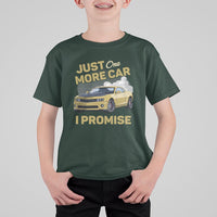 Car Lover T Shirt For Kid Just One More Car I Promise Racing - Wonder Print Shop