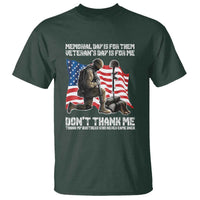 Memorial Day Is For Them Veteran's Day Is For Me T Shirt Decoration Day American Flag - Wonder Print Shop