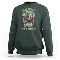 Memorial Day Sweatshirt Honor And Remeber Eagle - Wonder Print Shop