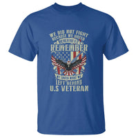 Memorial Day T Shirt Honor And Remeber Eagle - Wonder Print Shop