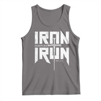 Iron Sharpens Iron Tank Top Christian Bible Scripture Gym Workout