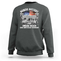 Omaha Beach D Day Sweatshirt 82nd Anniversary Honor History Normandy WWII