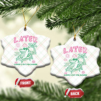 Later Gator School's Out for Summer Ceramic Ornament Funny Last Day of School