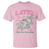 Later Gator School's Out for Summer T Shirt Funny Last Day of School