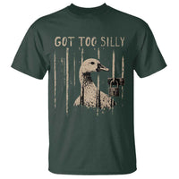 Got Too Silly T Shirt Funny Goose Jailbird Prison