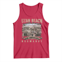 Utah Beach D Day Tank Top 82nd Anniversary Honor History Normandy WWII